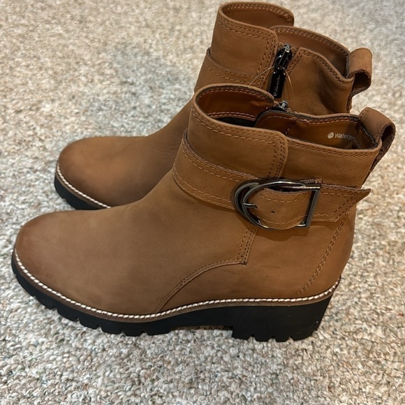 NEW! Dagger Waterproof Nubuck Leather Booties - Size 8.5 - Picture 4 of 13